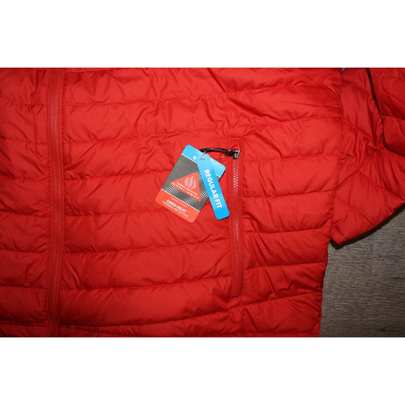 NWT MEN'S COLUMBIA RED SLOPE EDGE II HOODED FULL ZIP JACKET COAT‎ SZ 3XLT - Picture 4 of 8